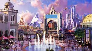 Dreamport Villages Amusement Park Project Near Phoenix Reportedly Gets Ok From Casa Grande City Council Inside The Magic Disney Concept Art Parking Design Concept Art