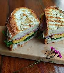 They both dislike mushrooms so they opted for a ham and cheese sandwich instead. Egg Sandwich Grilled Sourdough Bread Eggs Ham Provolone Cheese And Baby Spinach Picture Of Gran Caffe De Martini Brooklyn Tripadvisor