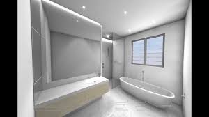 Work on your bathroom planning design at a later time; White Modern Bathroom Design 3d Cad Animation Youtube