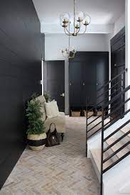 Plans arranged by category free shipping on ebay. Our Black Mudroom With Brick Herringbone Floors The House Of Silver Lining