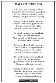 Baik melalui lirik yang mengganggu, iringan musik yang membangkitkan emosi, atau kombinasi yang cerdas dari keduanya, 9 lagu terkenal di bawah ini mengandung latar belakang yang gelap di dalamnya. Mars Lagu Pergunu Lirik Teks
