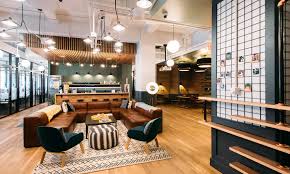 New Office Space Designs Dujour Office Space Design Office Collaboration Space Creative Office Space