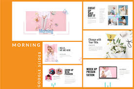 A white cat with blue eyes leans out from behind the bed and says good morning! Morning Creative Google Slides Graphic By Mindtype Co Creative Fabrica