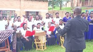 MARIA ORI OMUHIRWA, sung by joint choirs in Rwanyena Parish, conducted by  the Parish Priest.