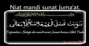 Niat Mandi Sunat Jumaat Affair