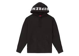 Black And White Supreme Hoodie Pre Owned Supreme Paneled Hooded Sweatshirt Black Modesens Hooded Sweatshirts Black Sweatshirts Luxury Streetwear