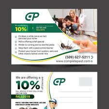Schedule a free inspection online today! Pest Control Fall Special Postcard Flyer Or Print Contest 99designs