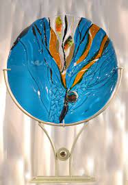 Tabletop Glass Sculptures St Paul Minneapolis Mn Bonnie Rubinstein Studio Fused Glass Artwork Glass Artwork Art Glass Jewelry