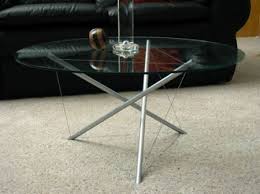 3 Strut Pvc Table Tensegrity Glass Table Make Coffee Table Glass Table Table