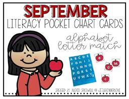September Alphabet Pocket Chart Fun
