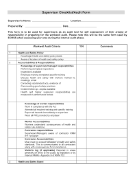 A signature of the supervisor is needed after the completion of maintenance of the checklist. 2