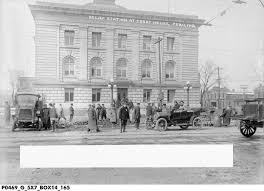 1913 Relief Station At Courthouse Peru Indiana Peru History Indiana Peru