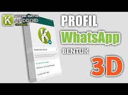 Cara buat format tulisan italic atau miring di whatsapp. Lagi Heboh Cara Membuat Profil Whatsapp Berbentuk 3d Kerennn Youtube