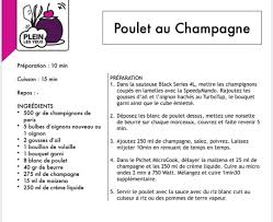 Poulet Au Champagne Poulet Au Champagne Recette Tupperware Tupperware