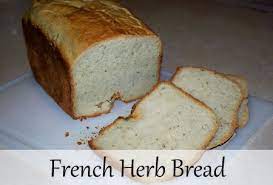 Bread machine herb bread recipe. French Herb Bread Bread Machine Recipes