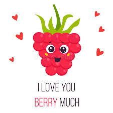 Framboise Mignonne De Kawaii Fruit Mur De Bande Dessinee Vecteur Illustration De Vecteur Illustration Du Bande Mur 141190521