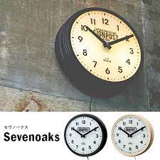 楽天市場 掛け時計 時計 壁掛け ウォールクロック 壁掛け時計 アンティーク おしゃれ 送料無料 かわいい 間接照明 時計型照明 黒 白 大きい シンプル レトロ ブルックリン 西海岸風 カリフォルニア 男前 アメリカン雑貨 カフェ インテリア ステップムーブメント