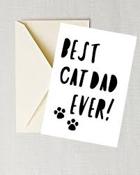 Birthday Card Printable For Dad Printable Father S Day Card Best Cat Dad Ever Cat Dad Etsy Dad Birthday Card Dog Dad Card Funny Fathers Day Card