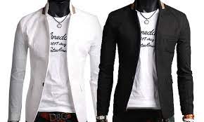 Le blazer homme est l'une des pièces les plus faciles à porter. Veste Blazer Homme Pour Ete Groupon Shopping