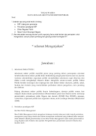 Ekonomi / akuntansi universitas kristen surakarta jalan wolter monginsidi no. Soal Dan Jawaban Akuntansi Manajemen Sektor Publik Guru Paud