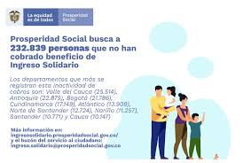 ¿cómo reclamar el ingreso solidario? Prosperidad Social On Twitter Prosperidadcol Busca A Mas De 200 Mil Participantes De Ingresosolidario Que No Han Cobrado El Beneficio Del Programa Toda La Informacion En Https T Co 8ruzgfz9iw Https T Co 1fzx9lbit7