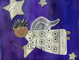 That Artist Woman Folk Art Angels Kids Art Projects Winter Art Projects Art Projects