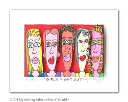 Girls' night out, girls night out, girls' nite out or girls nite out may refer to: James Rizzi Girls Night Out 3d Bild Galerie Hunold