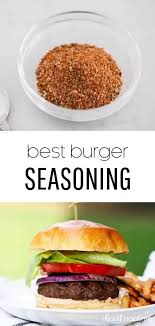 The Best Hamburger Seasoning I Heart Naptime Recipe Best Burger Seasoning Burger Seasoning Burger Recipes Seasoning
