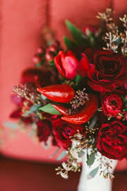 Spicy Love Wedding Inspiration Red Bouquet Wedding Red Flower Arrangements Red Bouquet