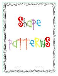 Shape Patterns Is An Activity Out Of A Unit Called Solving Algebra And Pattern Problems Students Work With Tile Patter Shape Patterns Algebra Student Created