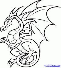Cool dragon drawings for kids. Easy Simple Dragon Drawing Novocom Top