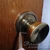 How to open a locked bedroom door with a twist lock. 1