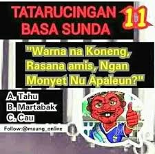 Terus lagi mencari humor atau cerita lucu yang menggunakan bahasa sunda. Cerita Lucu Humor Bahasa Indonesia Sunda Dan Tebakan Gokil Bikin Ngakak Home Facebook