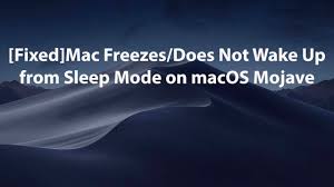 Try changing the bios sleep modes. Fixed Mac Freezes Does Not Wake Up From Sleep Mode On Mac Mojave