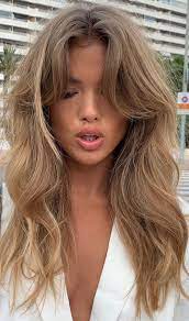 2020 long hairstyles with curtain bangs. Curtain Bangs With Long Hair Fab Wedding Dress Nail Art Designs Hair Colors Cakes
