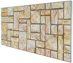 Pietra bianca pannello finta pietra in eps resinato misura 100x50 cm spessore 2 cm. Amazon It Pannelli Finta Pietra