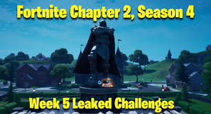 It's that time again and the new season of fortnite has rolled around. Fortnite Season 4 Week 5 Challenges Leaked Fortnite Insider