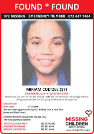 Missing Children South Africa