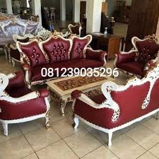 Ukuran sofa 3 dudukan p 220 cm x l 85 cm x t 125 cm. Jual Kursi Tamu Sofa Romawi Inul Ukir Mewah Kayu Jati Kab Jepara Vieda Jaya Furniture Tokopedia