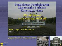 Contoh soal c1 c6 matematika smp. Pendekatan Pembelajaran Matematika Berbasis Konstruktivisme Ppt Download