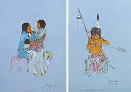 Innocent Little Arrow Fixer By Jerome Tiger Prints Giclees National Cowboy Museum Western Art Native American Art Art Through The Ages