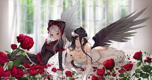 Коллекция пользователя ананас в очках. Overlord Anime Shalltear Albedo Overlord Demon Girl Vampires Wings Roses Anime Anime Girls Red Eyes Wallpaper Resolution 2146x1138 Id 752185 Wallha Com