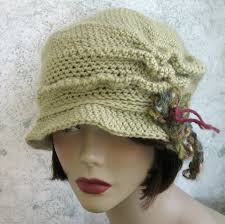 Crochet Pattern Womens Flapper Hat Brimmed With Free Form Trim Instant  Download May Sell Finished