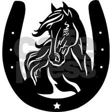 Horse Head Horseshoe Sticker Rectangle Horse Head Horseshoe Sticker By Bimbyscollections Cafepress Horse Stencil Scroll Saw Patterns Scroll Saw