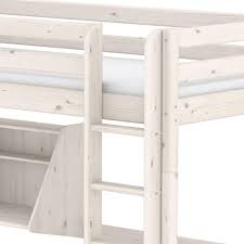 167x87 cm, 187x87 cm, 187x97 cm, 197x97 cm, 207x97 cm. Hochbett Mit Integriertem Sofabett 90x200cm Hangeschreibtisch Gerader Leiter Ohne Matratze Classic Flexa Whitewash Abitare Kids De Breuyn