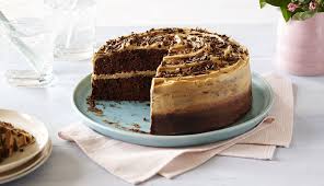 Preparation of batter for mocha buttercream cake: Chocolate Mocha Cake Recipe Easy Cakes Betty Crocker