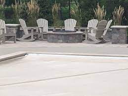 Clear the pool deck of all chairs, toys, planters, and anything else that may present a trip hazard while the pool is empty. Acid Wash Pool Deck And Swackhamer Masonry Concrete Facebook