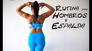 Ejercicios para aliviar el dolor de espalda baja 2. Rutina De Hombros Y Espalda En Casa Rutina 662 Dey Palencia Reyes Rutina De Hombros Ejercicios Para El Cuello Rutinas De Ejercicio