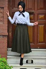 nurhira kemerli tesettur etek modelleri moda tesettur giyim kadin kiyafetleri moda etek modelleri