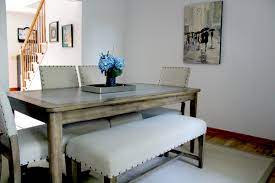 Dining set combines some of the hottest design trends with the ultimate in convenience. Pieces Of A Mom The Big Reveal Dining Room Makeover With Raymour Flanigan